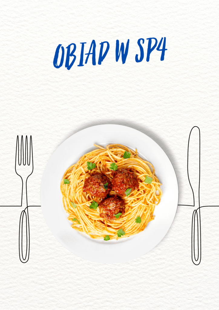 White and Black Minimalist Simple Lunch Poster